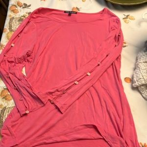 Cable & Gauge button sleeve top